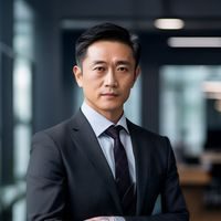 陈明远，七天探花创始人兼首席执行官，身着深色商务休闲装，神情专注而从容，背景为品牌办公室